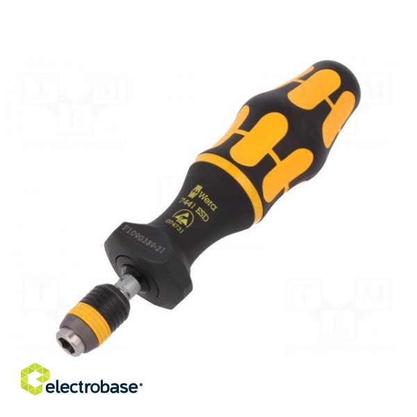 Screwdriver | dynamometric,adjustable | ESD | 155mm | Meas.accur: ±6% image 1