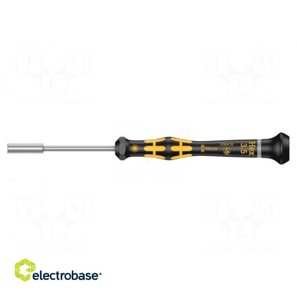Screwdriver | hex socket | precision | ESD | Blade length: 60mm image 2
