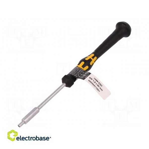 Screwdriver | hex socket | precision | ESD | Blade length: 60mm фото 1