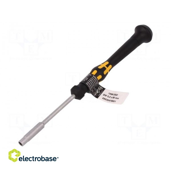 Screwdriver | hex socket | precision | ESD | Blade length: 60mm image 1