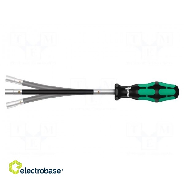 Screwdriver | hex socket | with flexible shaft | Overall len: 265mm image 2