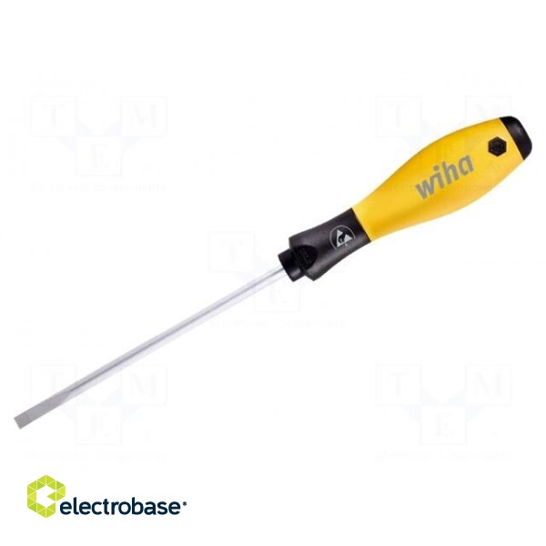 Screwdriver | slot | 6,5x1,2mm | ESD | SoftFinish® | Overall len: 268mm
