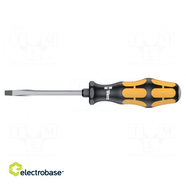 Screwdriver | slot | for impact,assisted with a key | 4,5x0,8mm