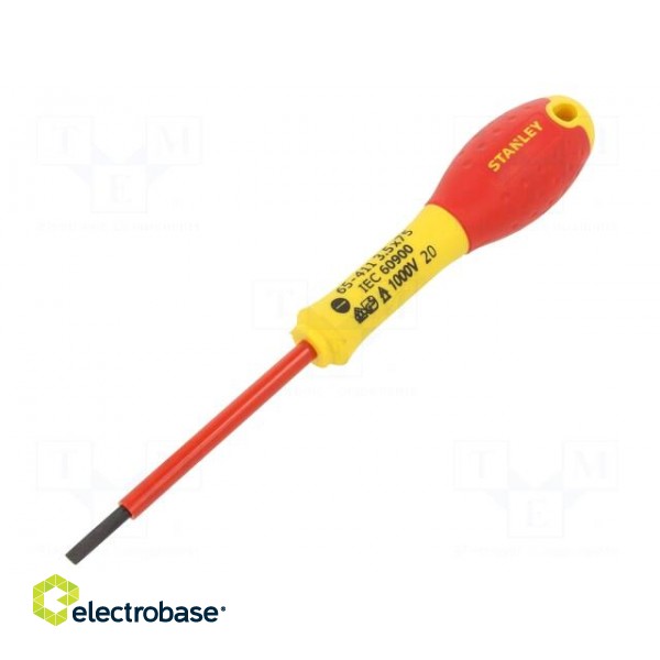 Screwdriver | slot | insulated | SL 3,5 | FATMAX® | 75mm | 1kVAC