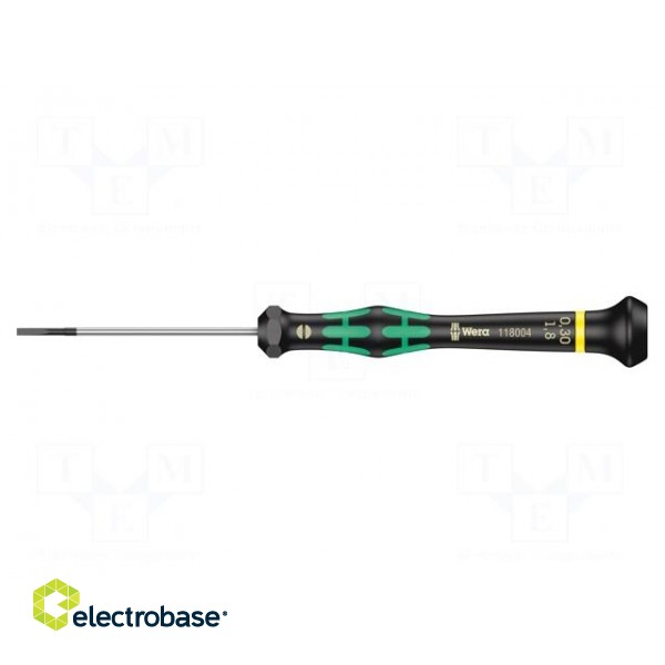 Screwdriver | slot | precision | 1,8x0,3mm | Kraftform Micro