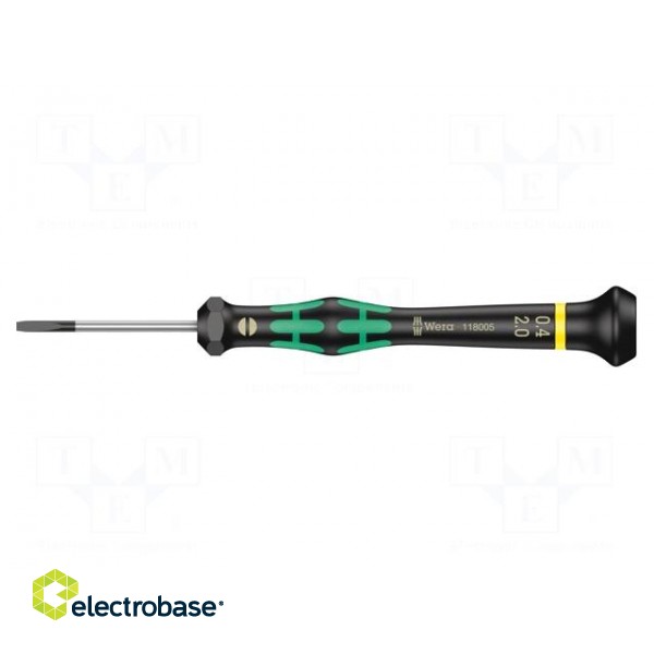 Screwdriver | slot | precision | 2,0x0,4mm | Kraftform Micro