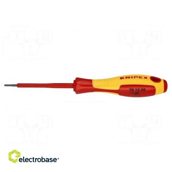 Screwdriver | insulated | hex key | HEX 2mm | Blade length: 75mm