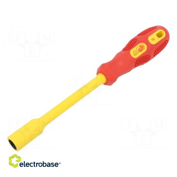 Screwdriver | insulated | 6-angles socket | HEX 10mm