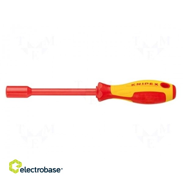 Screwdriver | insulated | 6-angles socket | HEX 12mm | 1kVAC | VDE