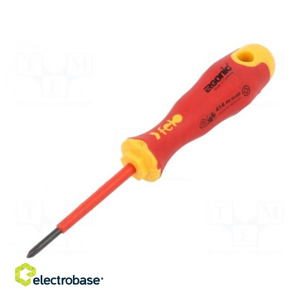 Screwdriver | insulated | Phillips | PH0 | ERGONIC®