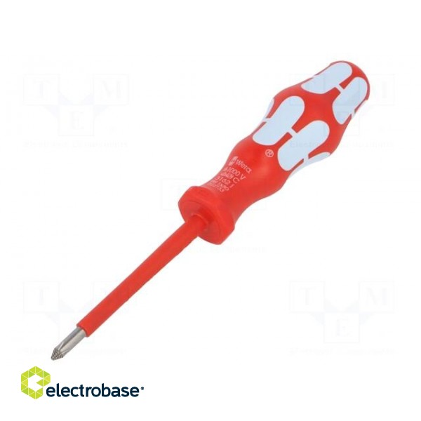 Screwdriver | insulated | Phillips | PH1 | Blade length: 80mm