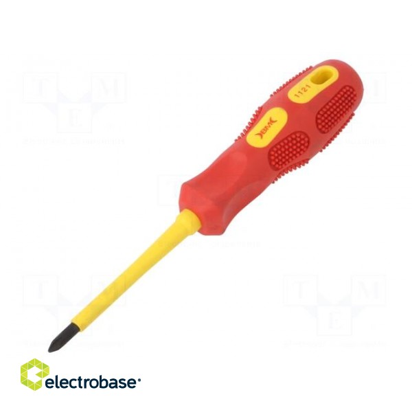 Screwdriver | insulated | Phillips | PH1 | Blade length: 80mm