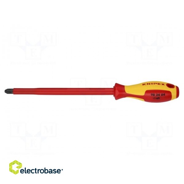 Screwdriver | insulated | Phillips | PH4 | Blade length: 200mm | 1kVAC