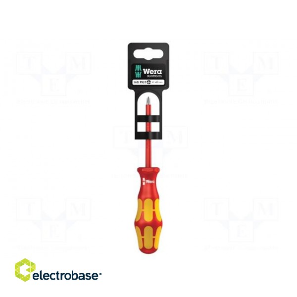 Screwdriver | insulated | PlusMinus cross PH-type | SL/PH1 | 1kVAC