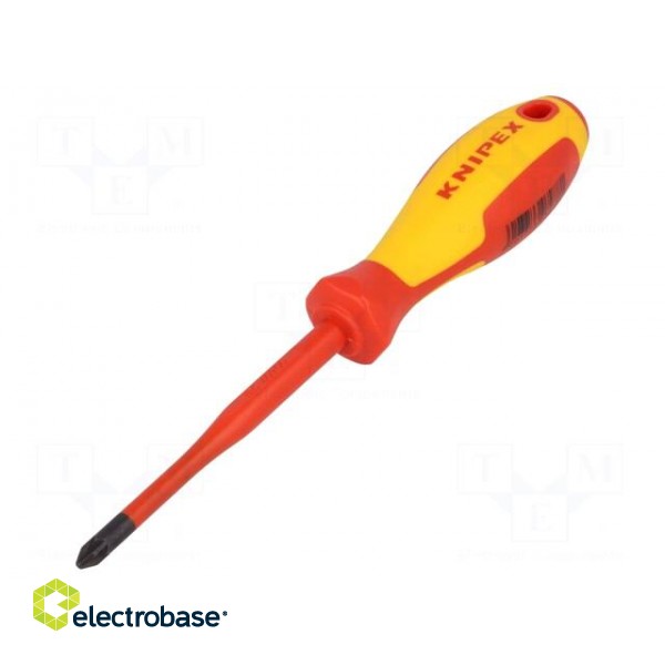 Screwdriver | insulated | Pozidriv® | PZ2 | Blade length: 100mm | 1kVAC