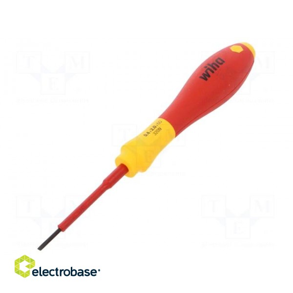 Screwdriver | insulated | slot | 2,0x0,4mm | Blade length: 60mm | 1kVAC