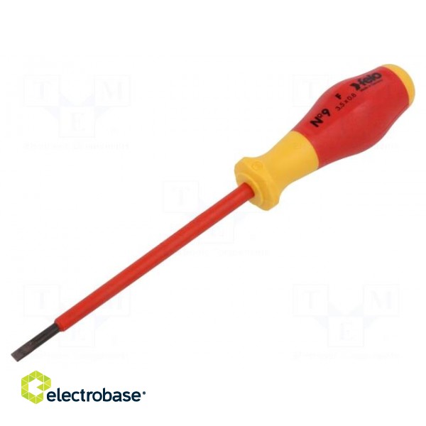 Screwdriver | insulated | slot | 3,5x0,8mm