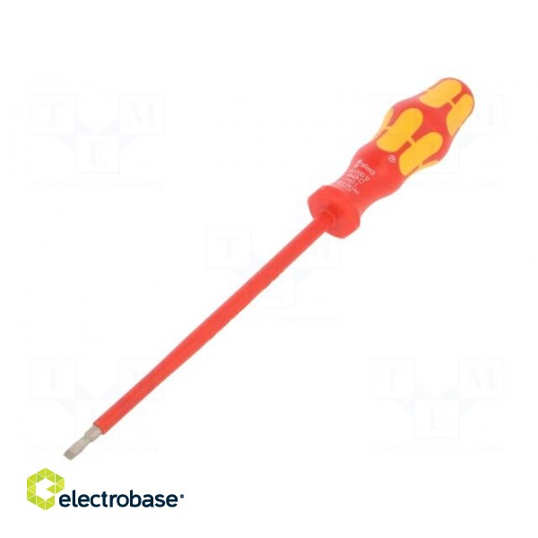 Screwdriver | insulated | slot | 4,0x0,8mm | Blade length: 150mm