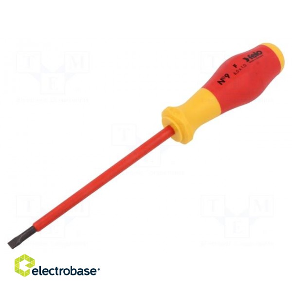Screwdriver | insulated | slot | 5,5x1,0mm