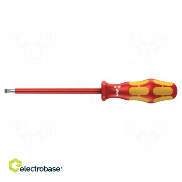 Screwdriver | insulated | slot | 5,5x1,0mm | Blade length: 125mm image 2