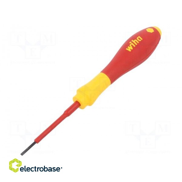 Screwdriver | insulated | slot | SL 2 | 60mm | SoftFinish® electric