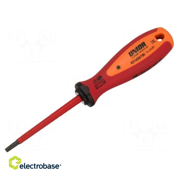 Screwdriver | insulated | Torx® | TX25 | Blade length: 80mm | 1kVAC