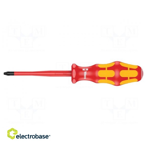 Screwdriver | insulated,slim | Phillips | PH2 | Blade length: 100mm image 2