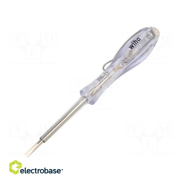 Voltage tester | insulated | slot | 3,0x0,5mm | Blade length: 60mm