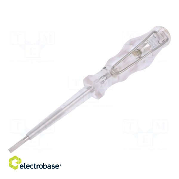 Voltage tester | insulated | slot | 3,0x0,5mm | Blade length: 65mm