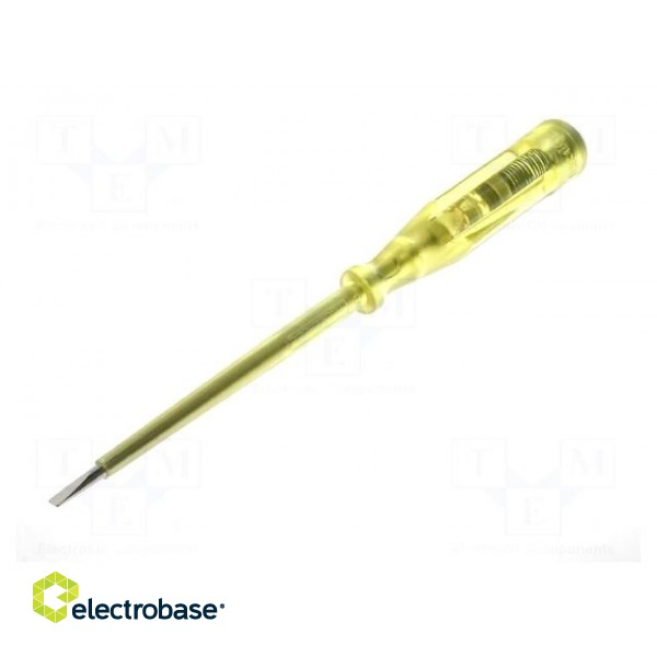 Voltage tester | insulated | slot | 4,0x0,6mm | Blade length: 100mm