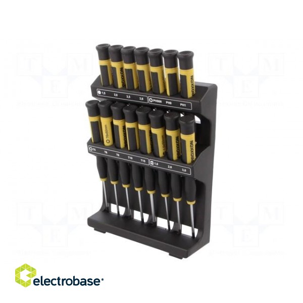 Kit: screwdrivers | precision | hex key,Phillips,slot,Torx®