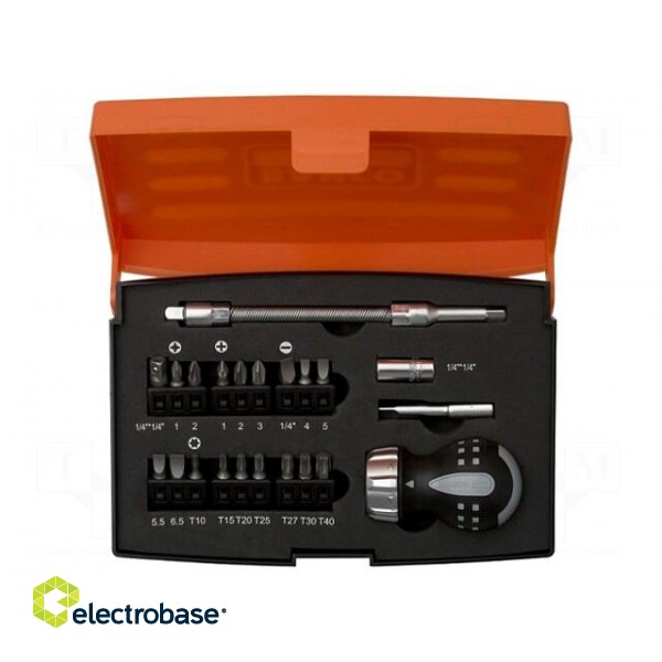 Kit: screwdrivers | Phillips,Pozidriv®,slot,Torx® | plastic box