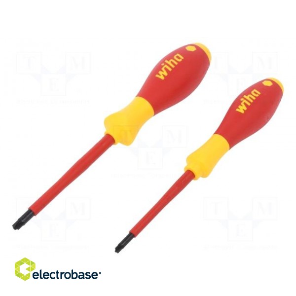 Kit: screwdrivers | Pcs: 2 | insulated | 1kVAC | Size: SL/PZ1,SL/PZ2