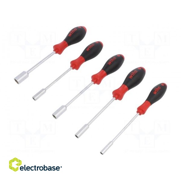 Kit: screwdrivers | Pcs: 5 | hex socket | Series: SoftFinish®