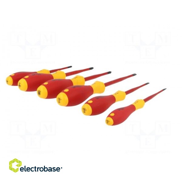 Kit: screwdrivers | Pcs: 6 | insulated | 1kVAC image 6