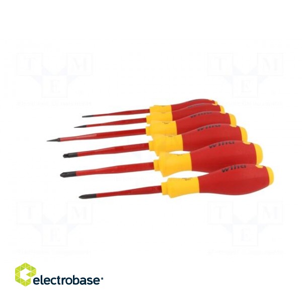 Kit: screwdrivers | Pcs: 6 | insulated | 1kVAC image 3