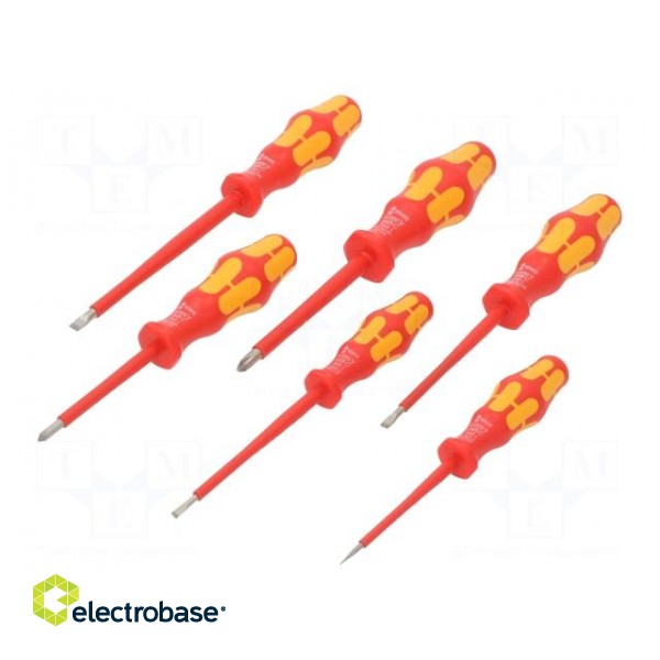 Kit: screwdrivers | Pcs: 6 | The set contains: screwdrivers hanger фото 1