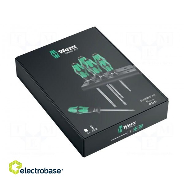 Kit: screwdrivers | Phillips,Pozidriv®,slot | Kraftform Lasertip фото 2