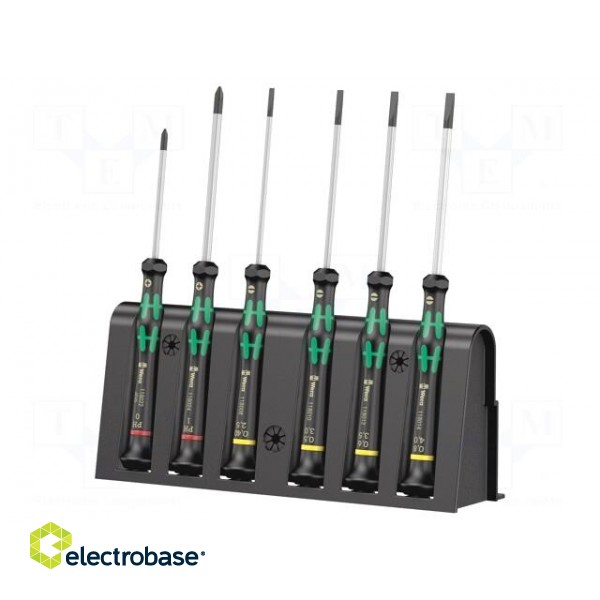 Kit: screwdrivers | Phillips,slot | Kit: stand,screwdrivers | 6pcs. image 2