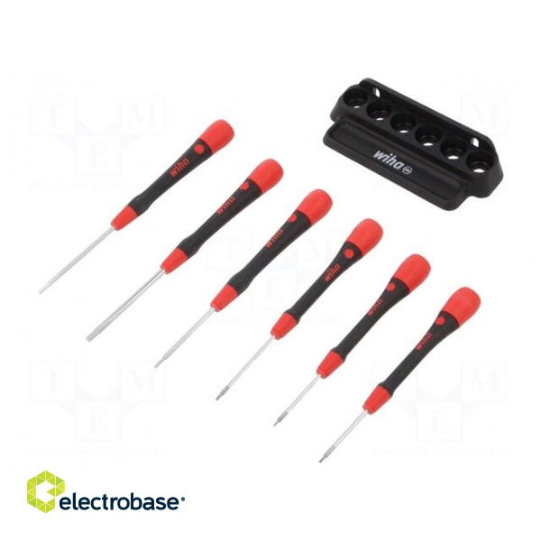 Kit: screwdrivers | precision | hex key | PicoFinish® | 6pcs.