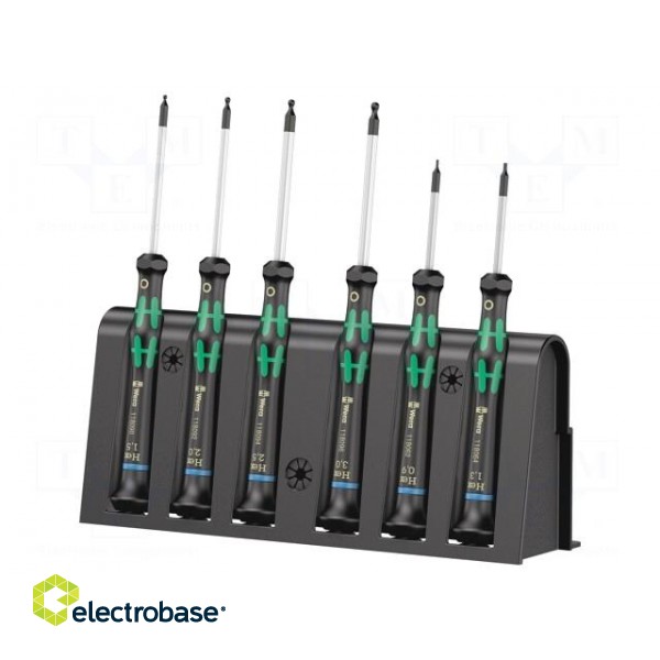 Kit: screwdrivers | Pcs: 6 | The set contains: screwdrivers hanger фото 3