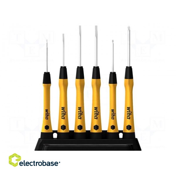 Kit: screwdrivers | precision | Phillips,slot | ESD | PicoFinish® ESD