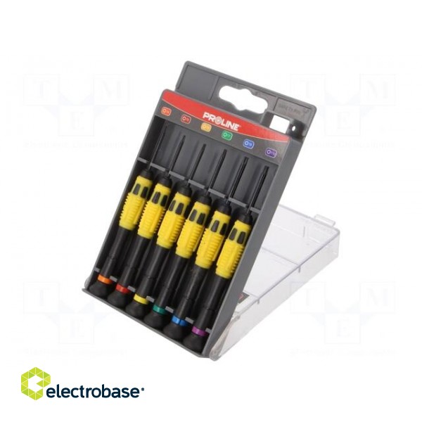 Kit: screwdrivers | precision | Phillips,slot,Torx® | plastic box
