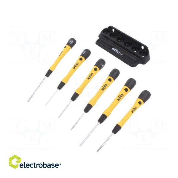 Kit: screwdrivers | precision | Torx® | ESD | PicoFinish® ESD | 6pcs.