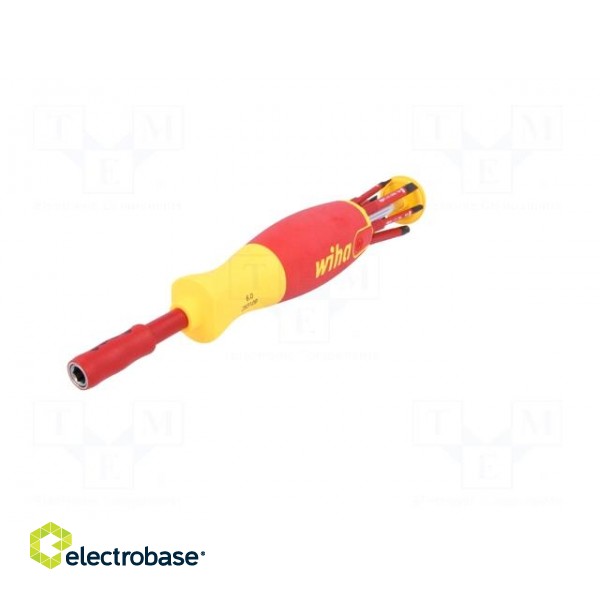 Kit: screwdrivers | Pcs: 7 | insulated | 1kVAC | Kind of holder: 6mm image 2