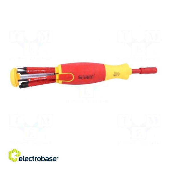 Kit: screwdrivers | Pcs: 7 | insulated | 1kVAC | Kind of holder: 6mm image 7