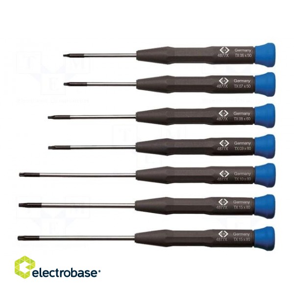 Kit: screwdrivers | Pcs: 7 | Torx® | Series: Xonic XM®