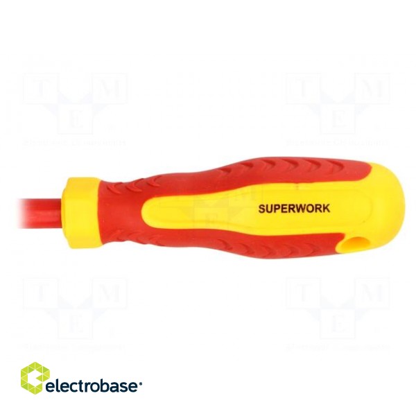 Kit: screwdrivers | Pcs: 8 | insulated | 1kVAC | Phillips,slot image 4