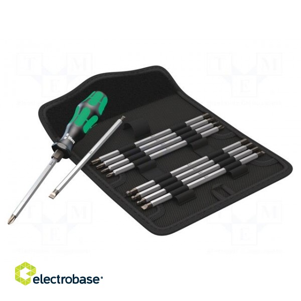 Kit: screwdrivers | Phillips,Pozidriv®,Torx® | case | 11pcs.