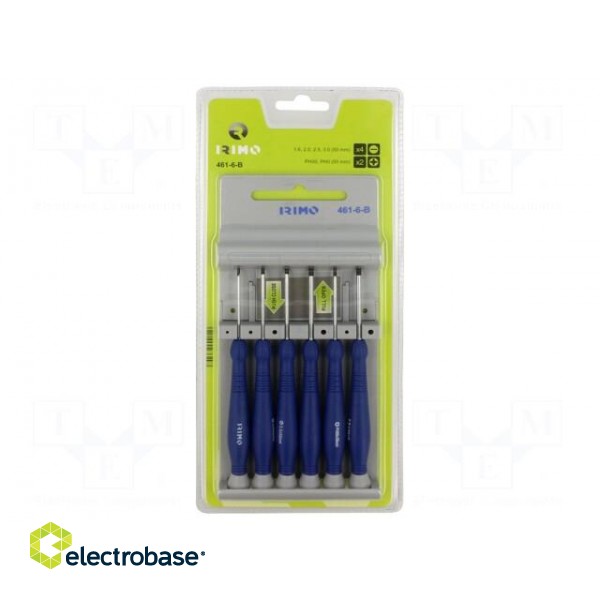 Kit: screwdrivers | precision | Phillips,slot | 6pcs.